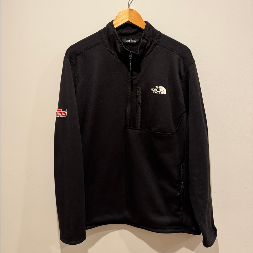 The North Face x Topps Baseball Cards Men's Black Quarter Zip